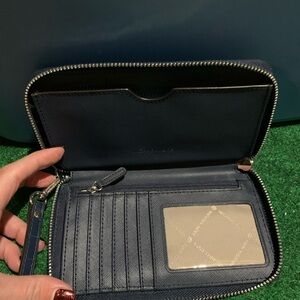 Blue Michael Kors wallet never used